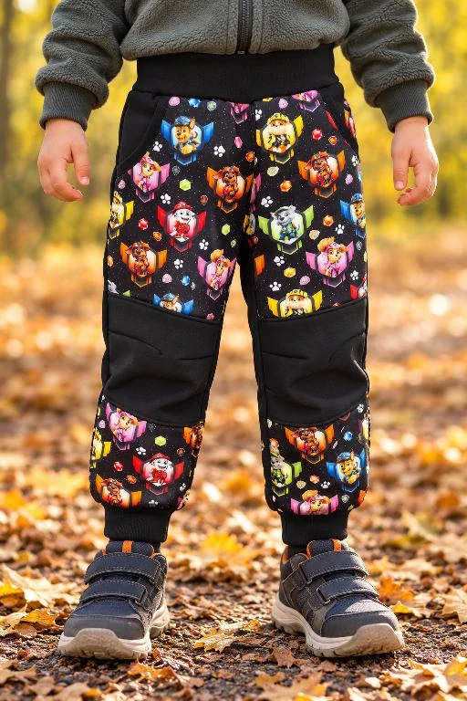 Dětské softshellové kalhoty s patrolou, vel. 98/104