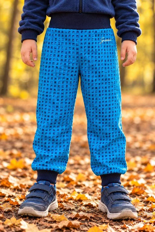 Dětské softshellové kalhoty tyrkys