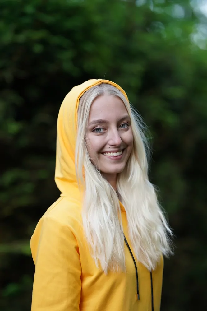 Dámské mikinošaty GOMI žluté