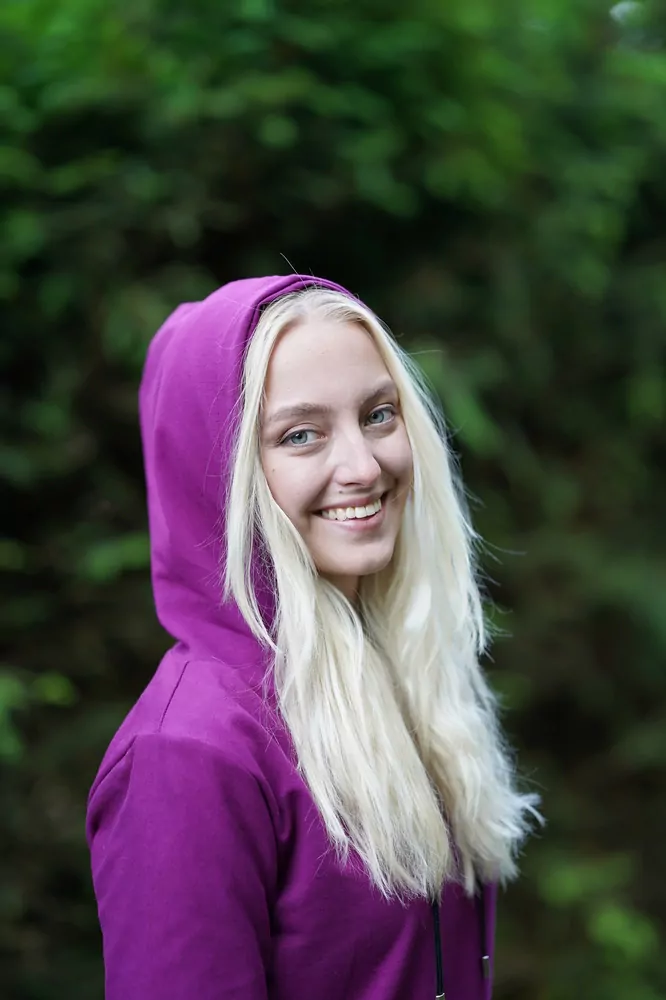 Dámské mikinošaty GOMI švestka