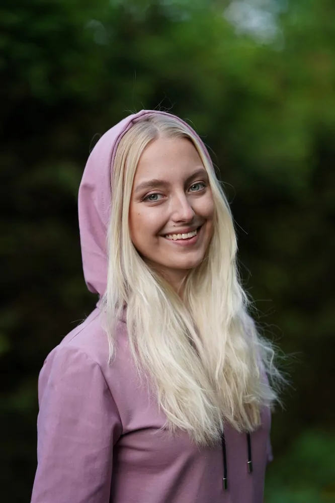 Dámské mikinošaty GOMI starorůžová