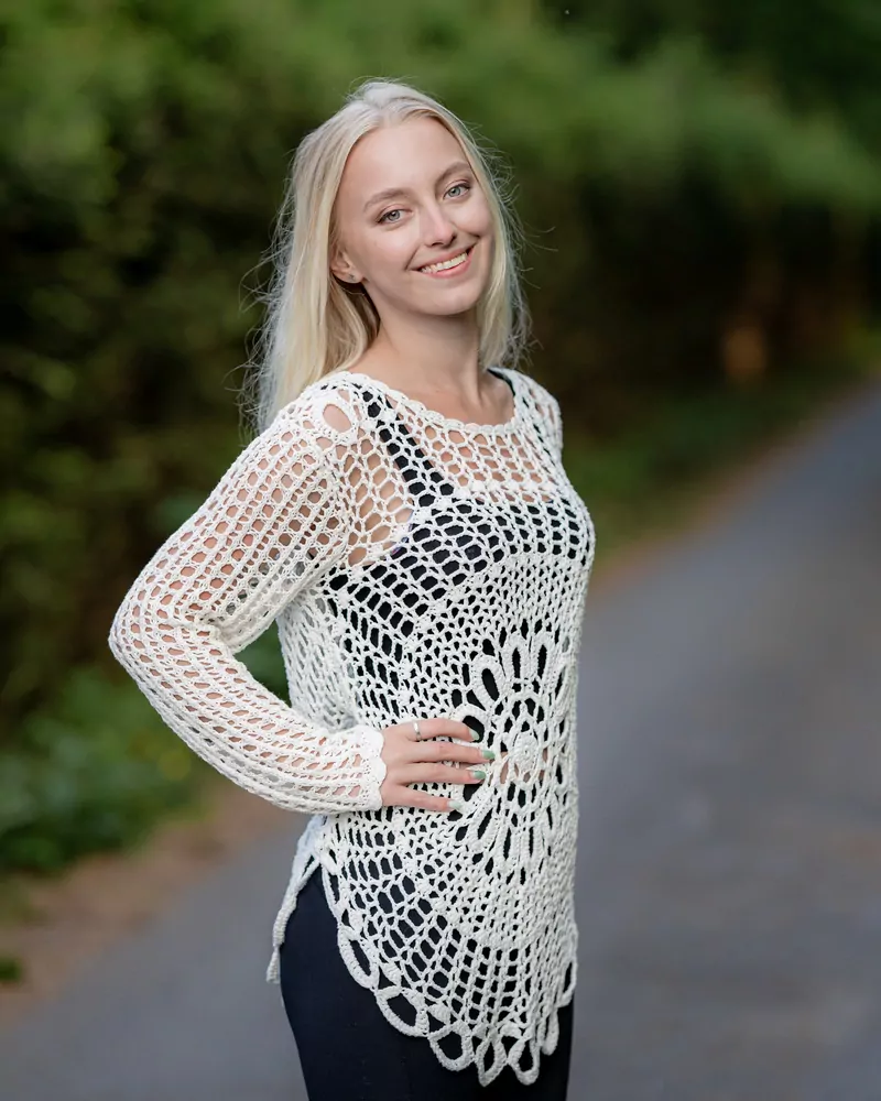 Pletený svetřík  TEREZA