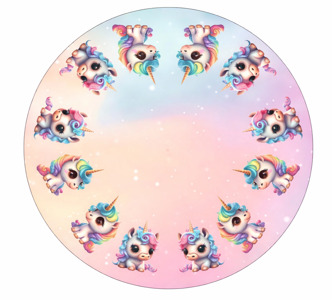 Kolová dětská sukně  JEDNOROŽEC 