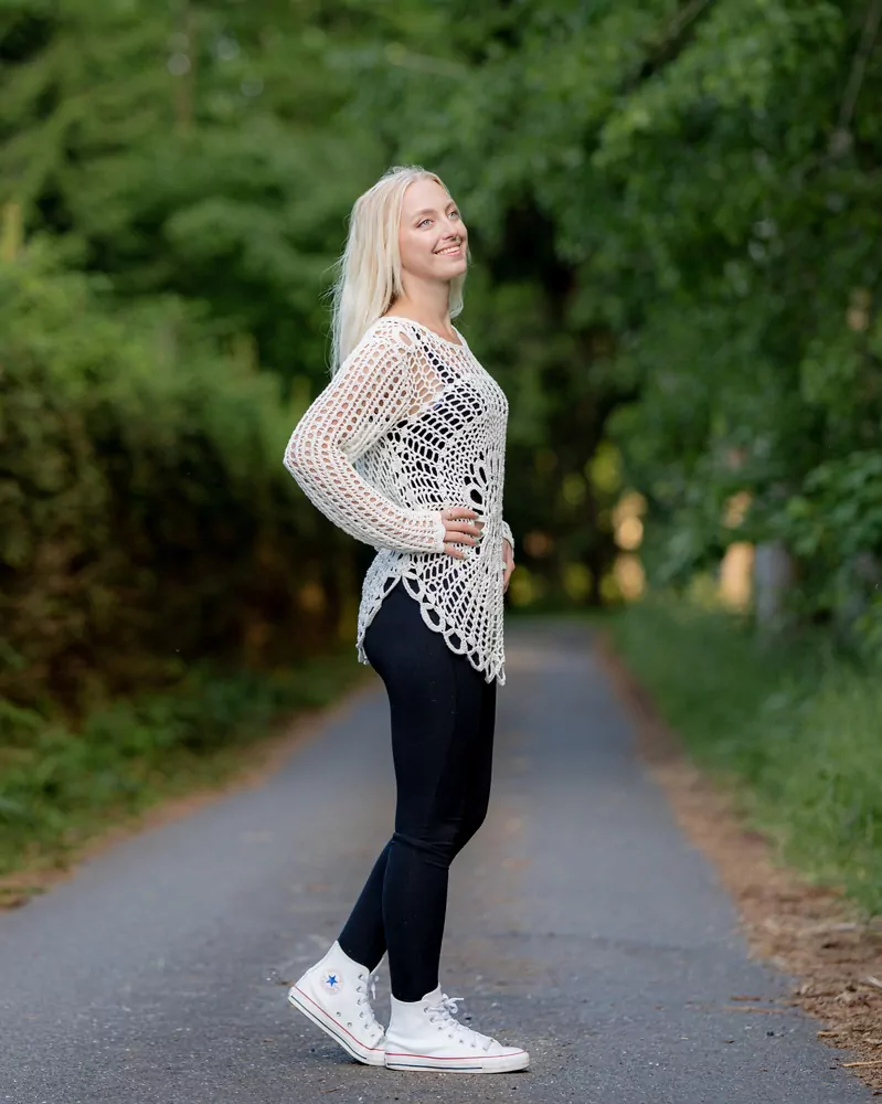 Pletený svetřík  TEREZA