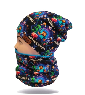 Čepice s nákrčníkem  MINECRAFT