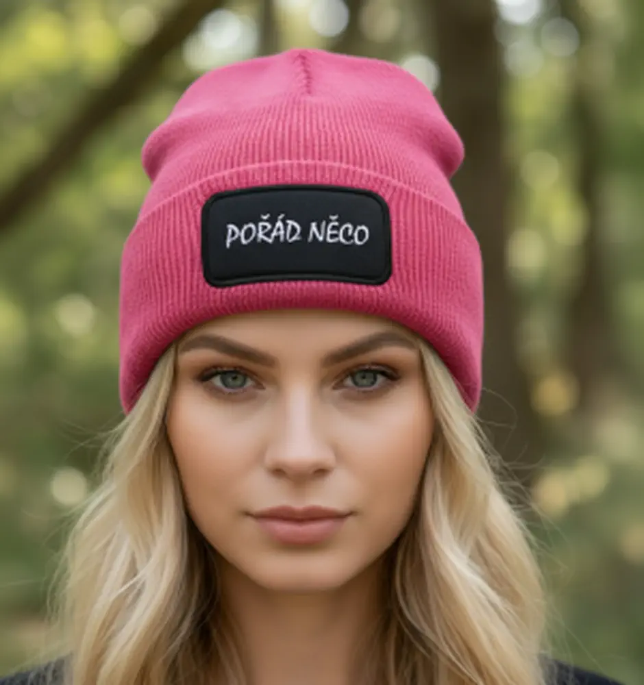 Zimní čepice POŘÁD NĚCO