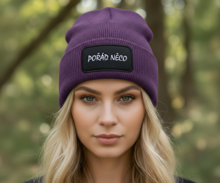 Zimní čepice POŘÁD NĚCO 