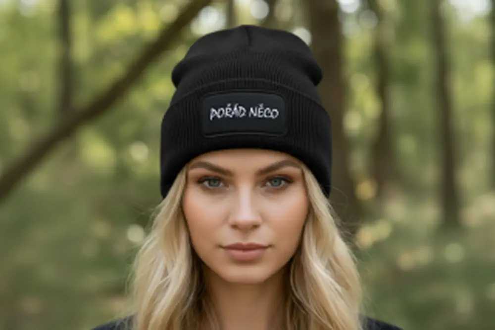 Zimní čepice POŘÁD NĚCO 