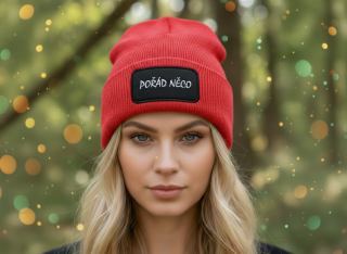 Zimní čepice POŘÁD NĚCO 