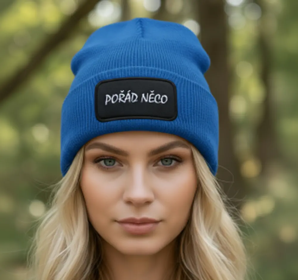 Zimní čepice POŘÁD NĚCO
