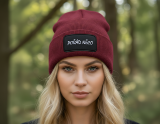 Zimní čepice POŘÁD NĚCO 
