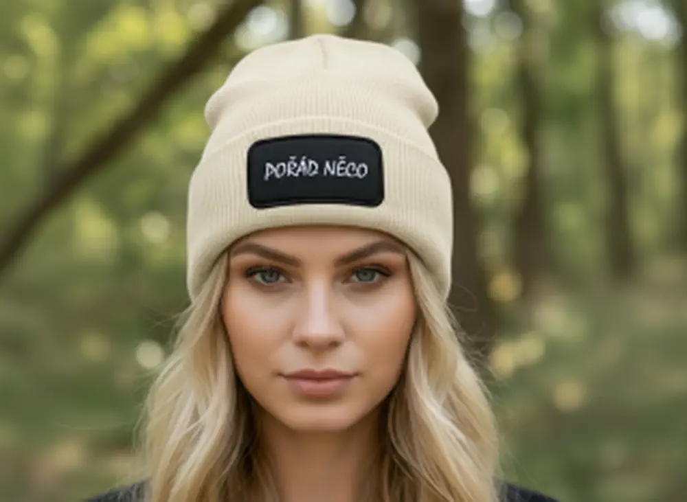 Zimní čepice POŘÁD NĚCO 