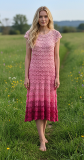 Háčkované šaty Charlotte