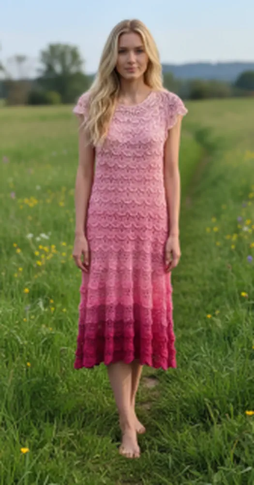 Háčkované šaty Charlotte 