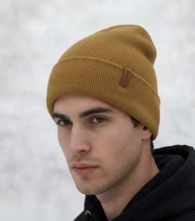 Zimní čepice z pleteniny