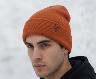 Zimní čepice z pleteniny