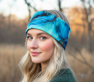 Čelenka z  úpletu - fleece