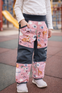 Dětské softshellové kalhoty SRNKY