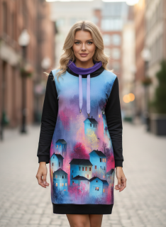 Dámské mikinošaty  ŽANETA