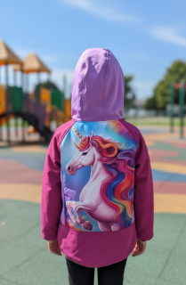 Dětská softshellová bunda JEDNOROŽEC 🦄