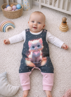 Dětské lacláčky s kočičkou