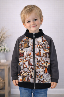 Dětská mikina LIŠKY