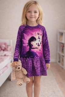 Dětské mikinošaty VÍLA