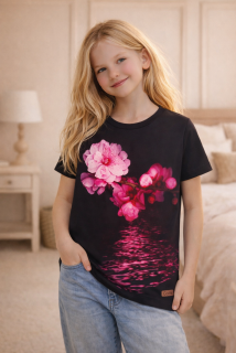 Dívčí tričko s panelem 