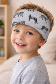 Čelenka z  úpletu chlapecká LEVHART