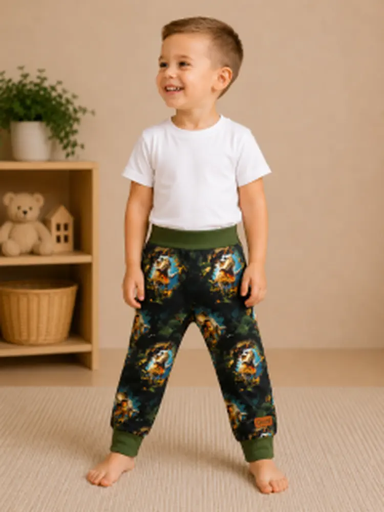 Dětské baggy tepláčky DINOSAURUS