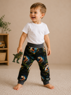 Dětské baggy tepláčky DINOSAURUS