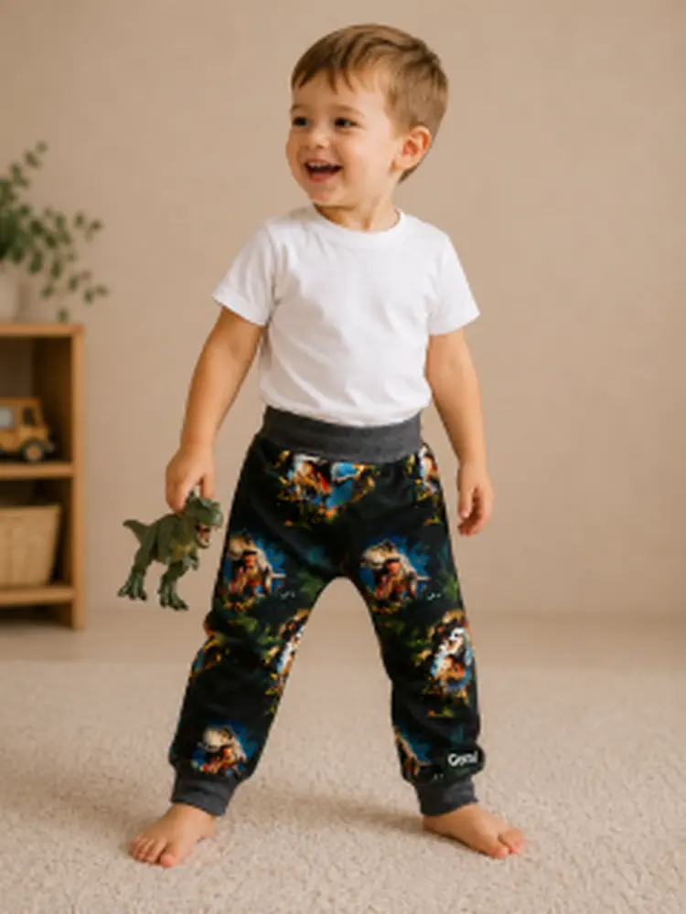 Dětské baggy tepláčky DINOSAURUS