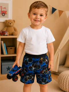 Dětské kraťasy klasik MONSTER TRUCK