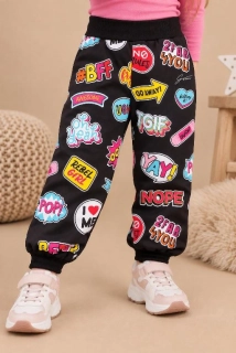 Dětské softshellové kalhoty s kožíškem, vel. 104/110