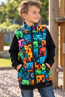 Dětská mikina minecraft, vel. 146/152