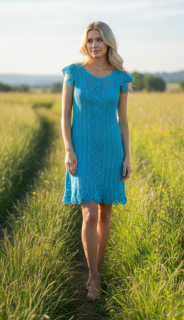 Háčkované šaty RIVER