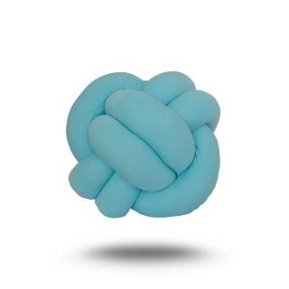 Polštář uzel SVĚTLE MODRÝ