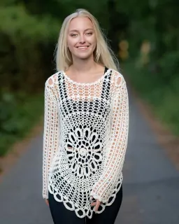 Pletený svetřík  TEREZA