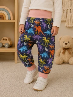 Dětské baggy tepláčky dino, vel. 116/122