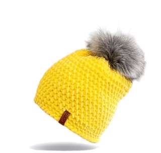 Háčkovaný žinylkový kulich YELLOW