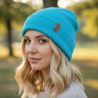 Žebrovaná čepice TYRKYS