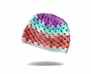 Háčkovaná čepička 