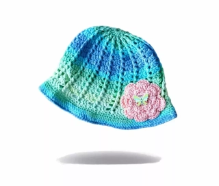 Háčkovaný klobouček