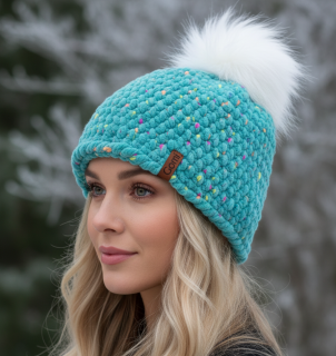 Háčkovaný žinylkový kulich 