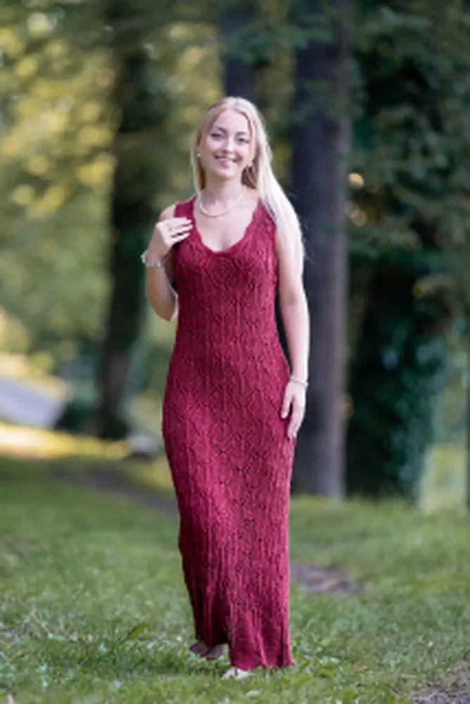 Pletené šaty INGRID s podšívkou