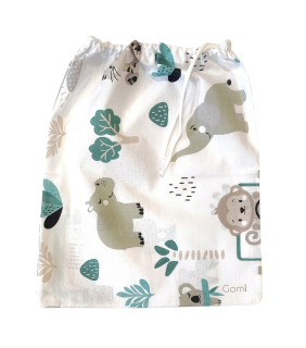 Bavlněný pytlík na přezůvky ZVÍŘÁTKA