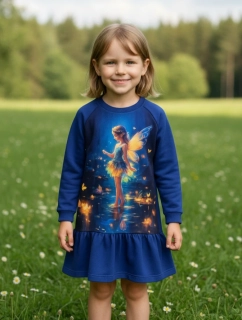 Dětské mikinošaty Víla