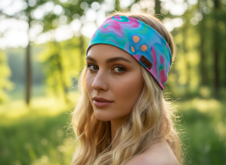 Čelenka z úpletu DUHA