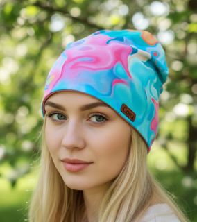 Dvouvrstvá čepice DUHA