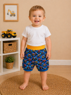 Dětské kraťasy AUTA